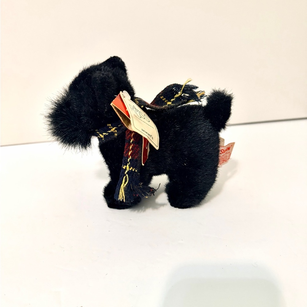 VTG Shadow Plush Scottie Dog Scottish Terrier RUSS BERRIE Bears Scottie Amrams